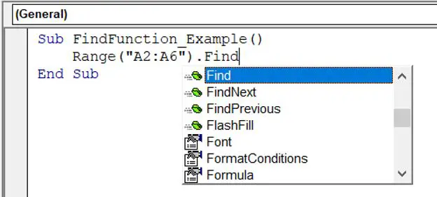 Find Function
