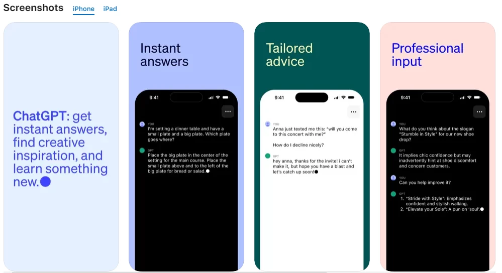 Apple iOS App Store Features