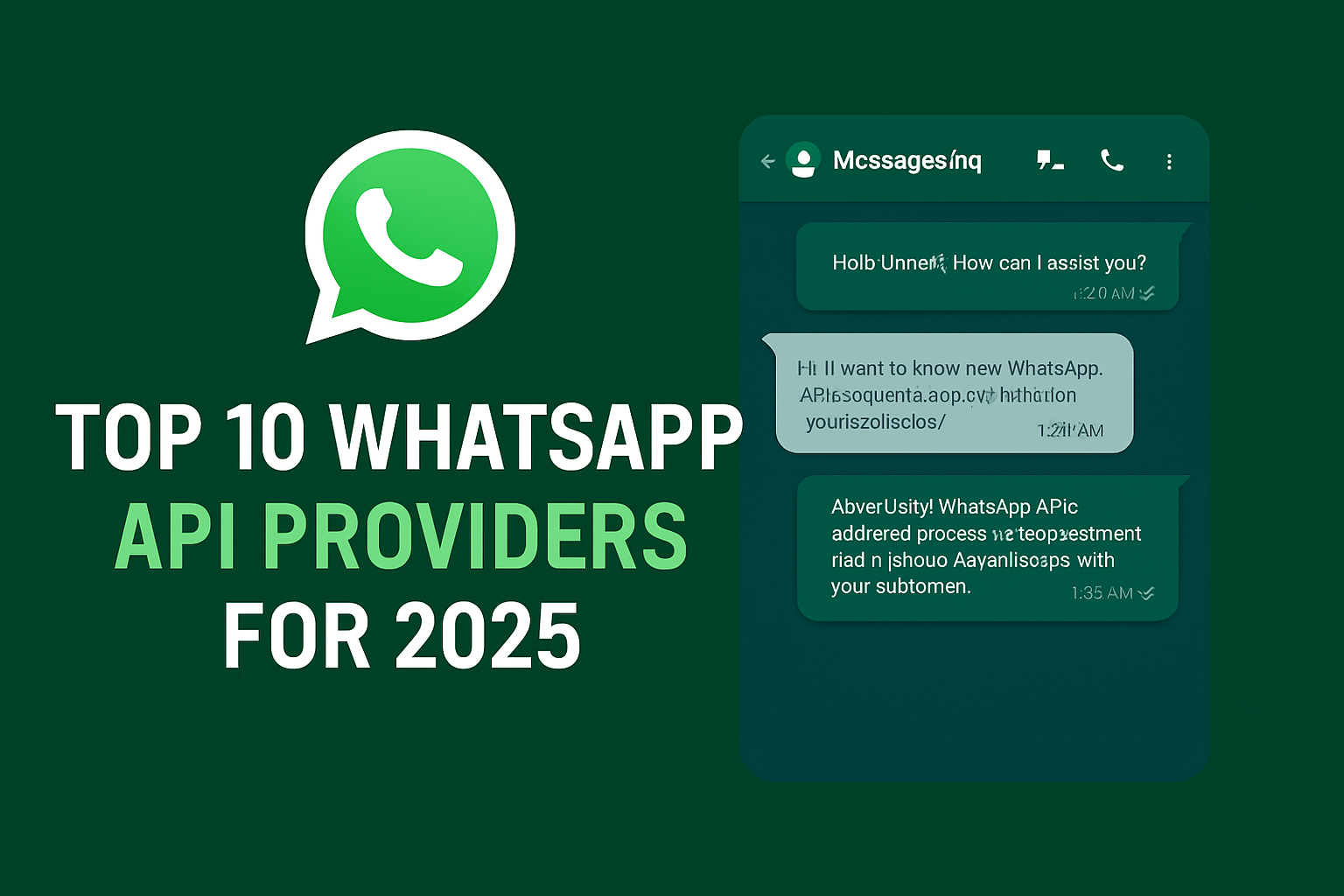 Top 10 WhatsApp API Providers